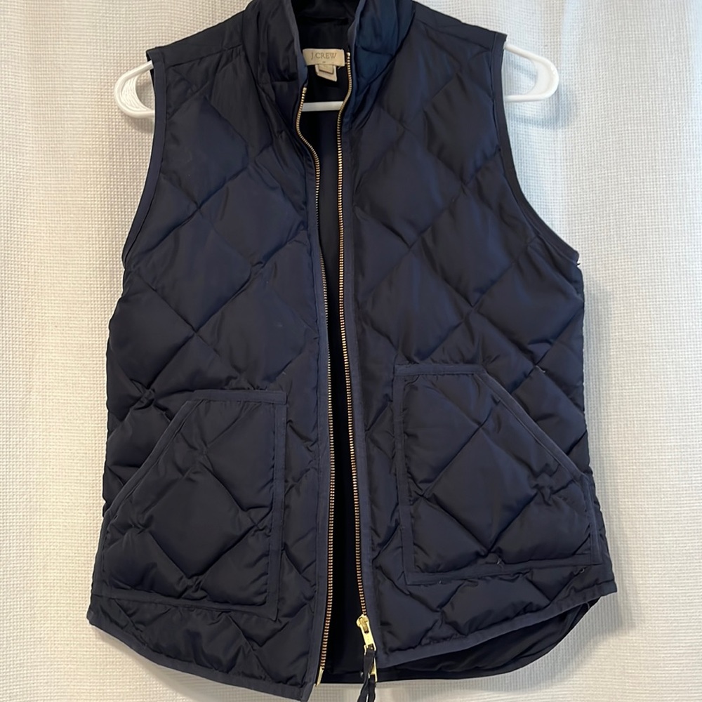 J. Crew navy blue vest